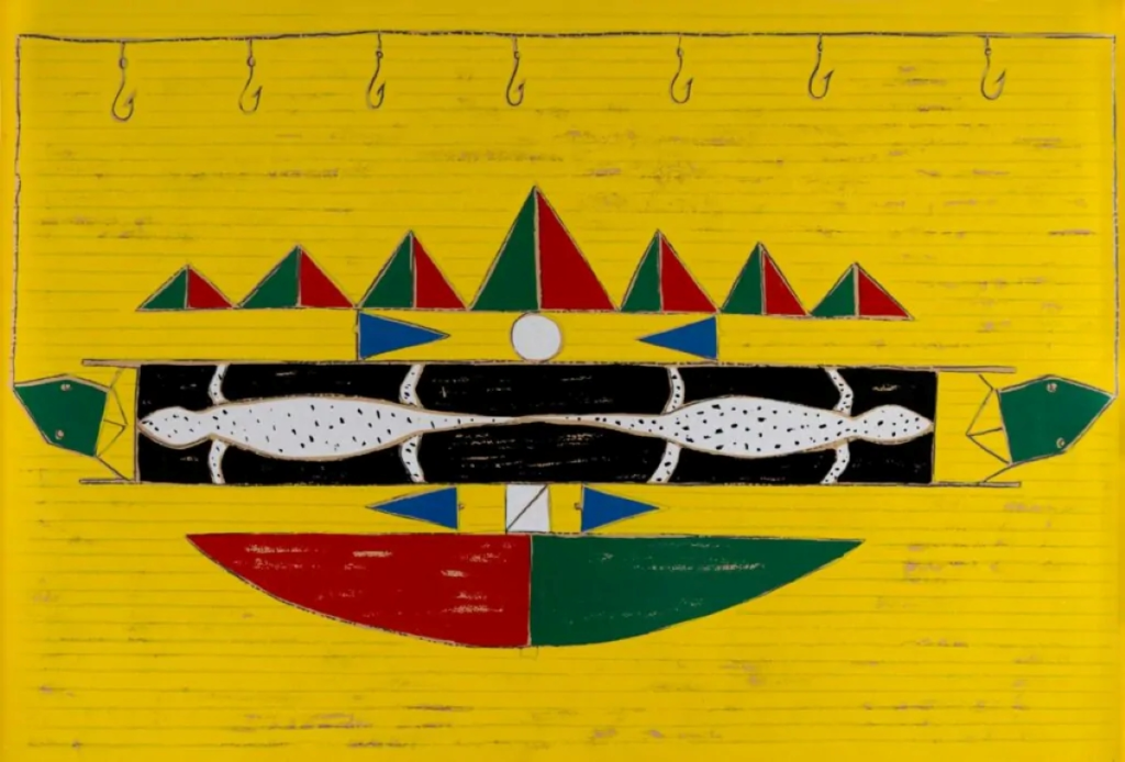 Óleo sobre madeira. Kafofa, c. 2021. Foto: Ding Musa